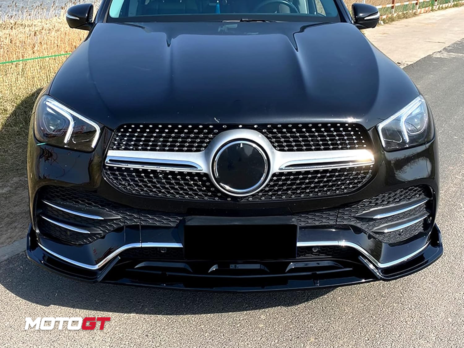 فاصل الصدام الأمامي الأسود لسيارة GLE كلاس — 3